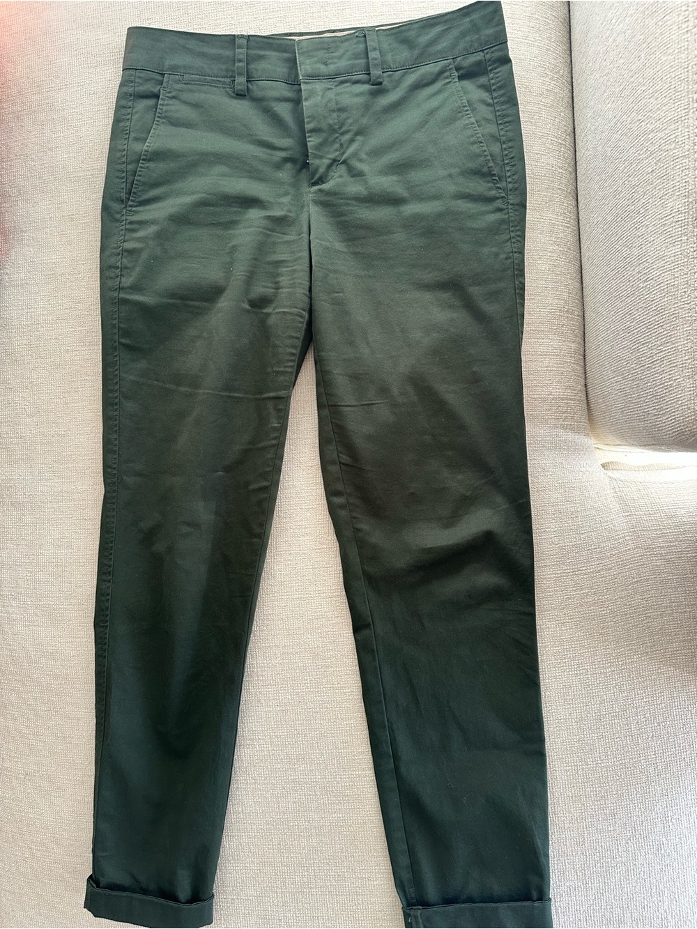 Women’s Dark Green Chino Pants